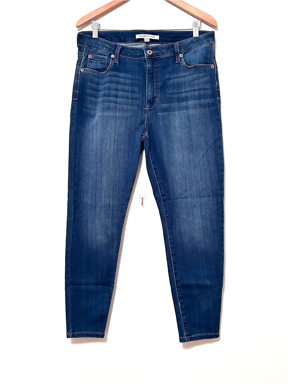 Celebrity Pink-Sienna The Sculpted 5 Pocket Dark Wash Skinny Jeans